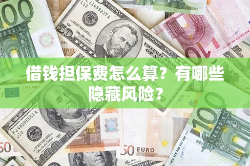 北京借钱担保费怎么算？有哪些隐藏风险？