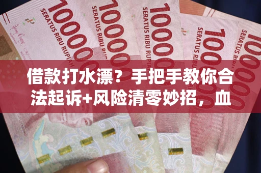 北京借款打水漂？手把手教你合法起诉+风险清零妙招，血泪教训换来的干货！