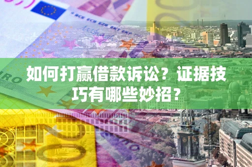北京如何打赢借款诉讼？证据技巧有哪些妙招？