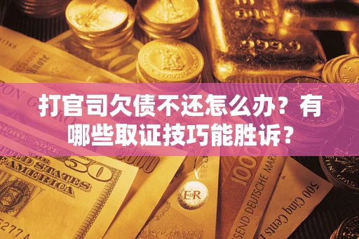 北京打官司欠债不还怎么办？有哪些取证技巧能胜诉？